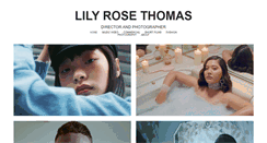 Desktop Screenshot of lilyrosethomas.com