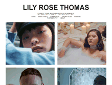 Tablet Screenshot of lilyrosethomas.com